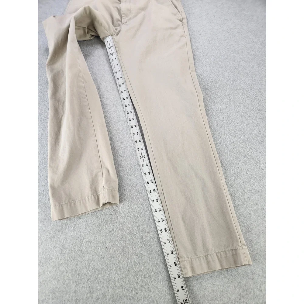 Banana Republic Pants Mens‎ 32x30 Khaki Chino Beige Flat Front Classic Slacks